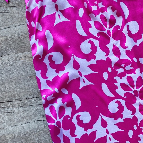 Banana Republic Pink & White Maxi Halter Dress - Picture 7 of 8